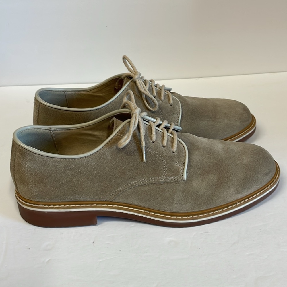 1901 Made In Italy Beige Suede Lace Up Men’s Oxford’s Shoes size 43